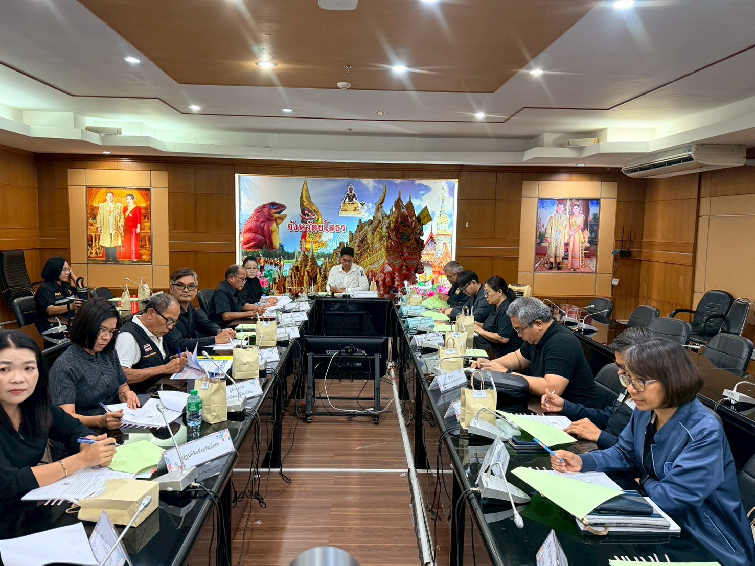 title - ส.ป.ก.ยโสธร ร่วมประชุมคณะกรรมการศูนย์ติดตามและแก้ไขปัญหาภัยพิบัติด้านการเกษตร จังหวัดยโสธร ครั้งที่ 5/2569